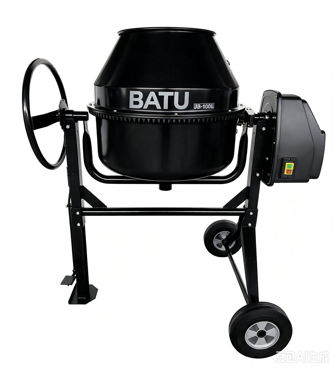 Portable mini concrete mixer
